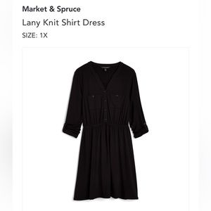 Market & Spruce Laney Knit Shirt dress